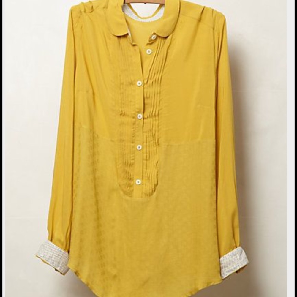 Anthropologie Anni Button Down Blouse